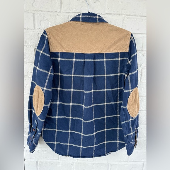 Faherty Daly Shirt Olivia Plaid Flannel Size M - Picture 3 of 8